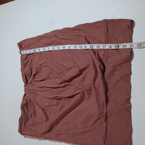 British India Traveller Brown Gathered Front Strapless Top A24 - Picture 2 of 7